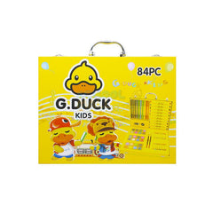 84 Pcs Wooden G.Duck Coloring Art Kit