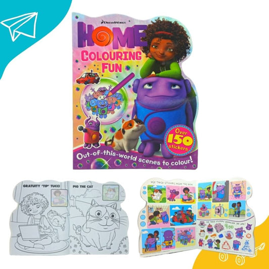 DreamWorks Home Colouring Fun 150 Stickers