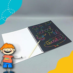 Rainbow Scratch NoteBook - Fun Art