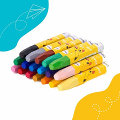 Wax Pikachu Crayon Color 36 Colours Per Box