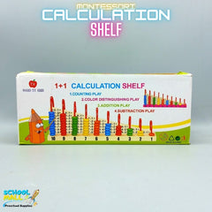 Calculation Shelf - Abacus for Math Skills - Montessori