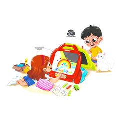 Kids 4 in 1 Creative Learning Artist Drawing Board