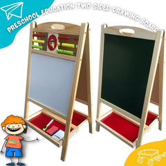 Two Sided Magnetic Wooden Board - Preschool Education WD-812