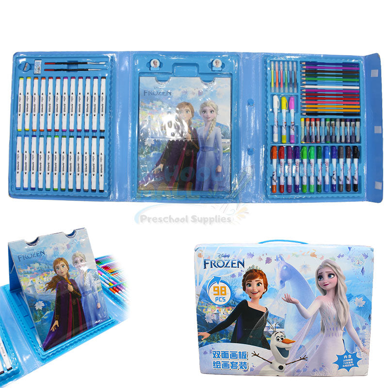 98 PCs Double sided Sketchpad Painting Art Kit-Frozen