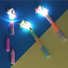 Color Light Pen Unicorn 3 Pen Set - HLL-063