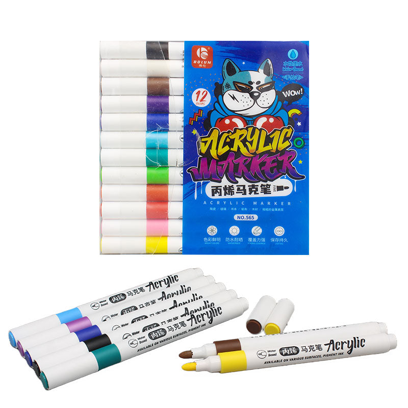 12 PCS Acrylic Marker