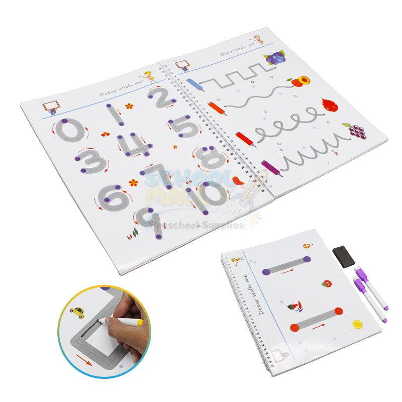 Activity Book 64 Pcs With 2 Pens And Duster