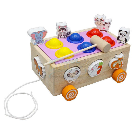 Animal & Ball Shape Sorting Trolly Car (0535)