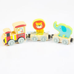 Wooden Magnetic Animal Little Train 11 Pcs #1860