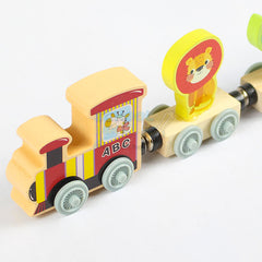 Wooden Magnetic Animal Little Train 11 Pcs #1860