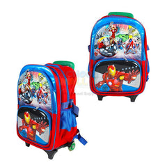 Avengers Embossed Trolley School Bag 17"