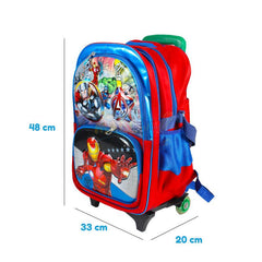 Avengers Embossed Trolley School Bag 17"