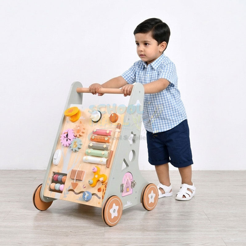 Baby Wooden 13-in-1 Activity Walker