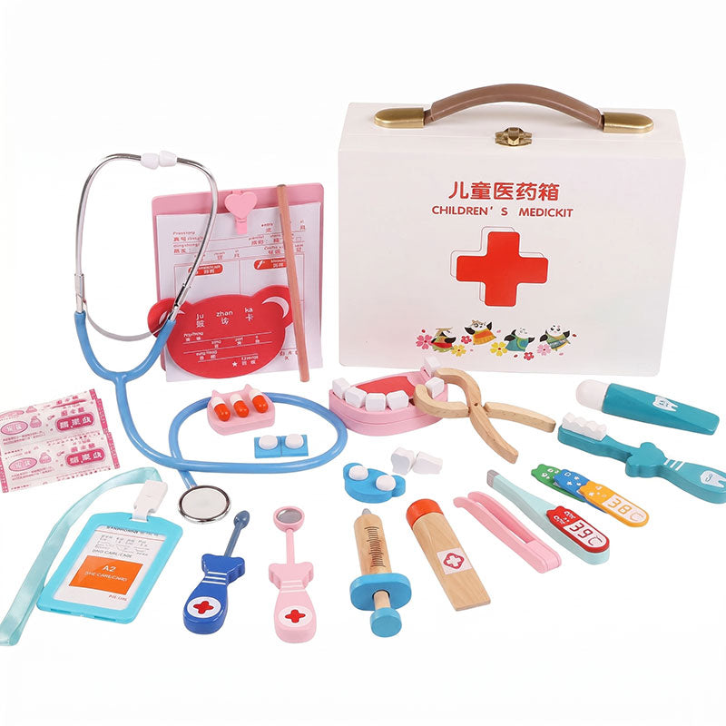 Children's Medical kit Wooden