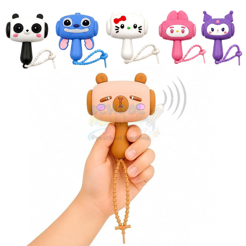 Chu-Chu Cute Cartoon Hammer Keychain with Sound for Kids