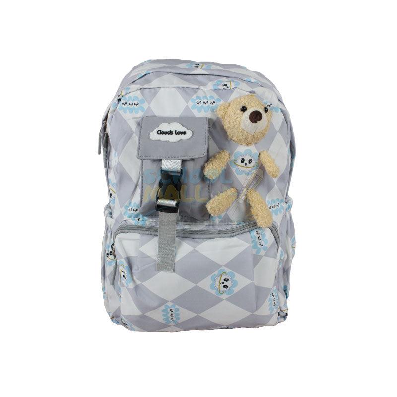 Cloud Love Cute Bear School Bag 17"