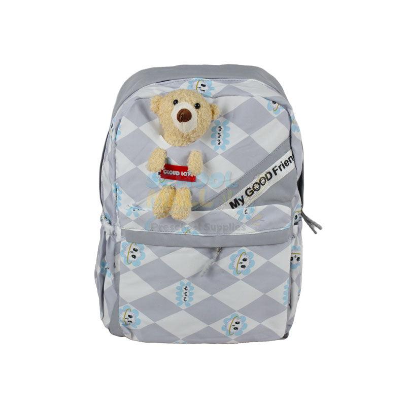 Cloud Love Cute Bear School Bag 17"