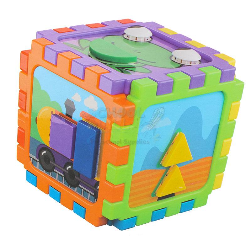 Button Geometry Box 2 in 1 Button Nail & Creative Geometry Box – School Mall - Educational ...
