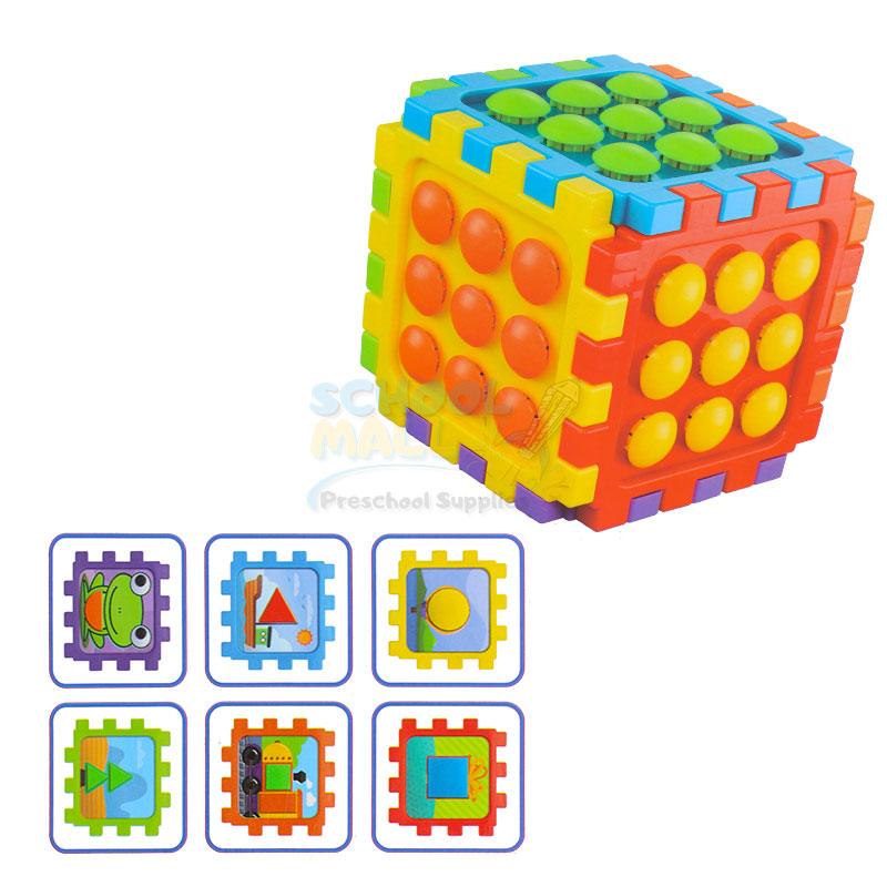 Button Geometry Box 2 in 1 Button Nail & Creative Geometry Box – School Mall - Educational ...