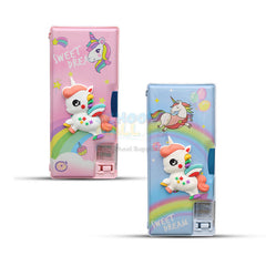 Unicorn Pencil Box with Sharpener #1909