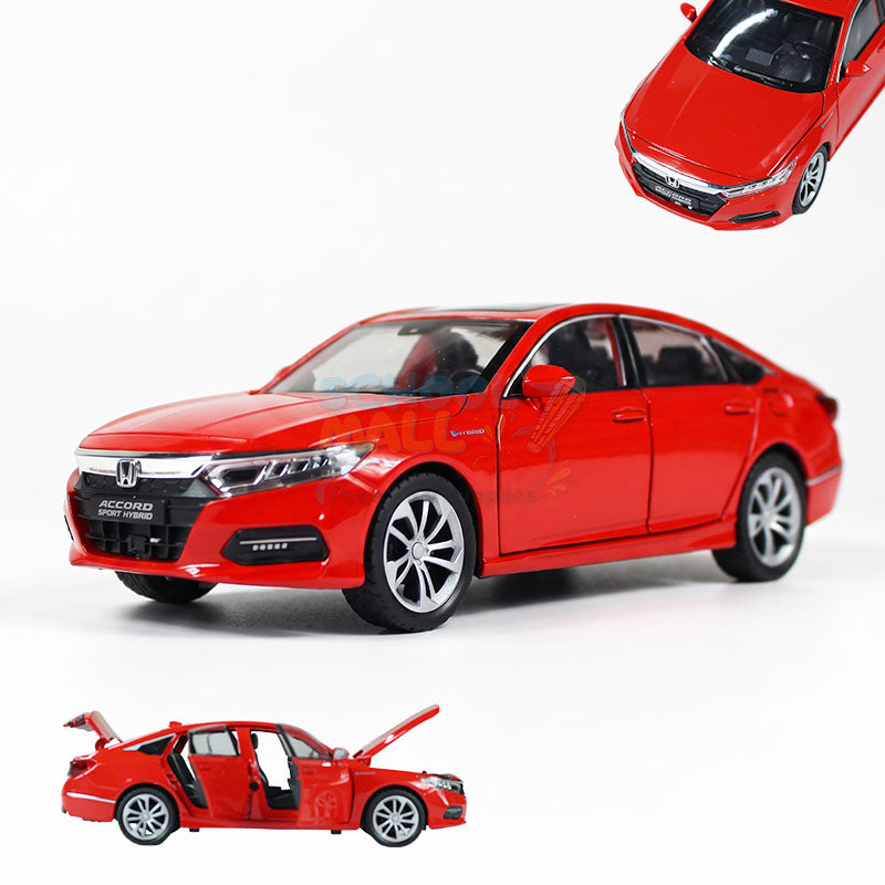 DIE-CAST Simulation Sound and Light Pull Back Car (Accord)