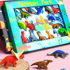 Dino World Erasers - Premium Quality Eraser Set