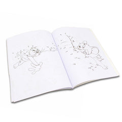 Dot to Dot Coloring Book with Water Colors