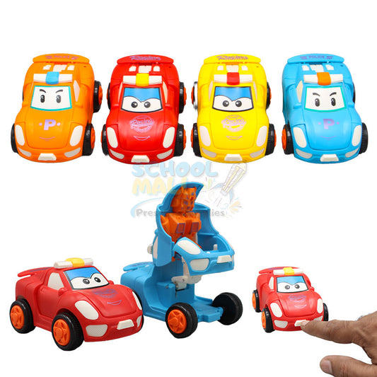 Friction Transformer & Car toy for Kids