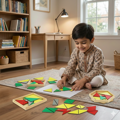 Wooden Montessori Constructive Triangle