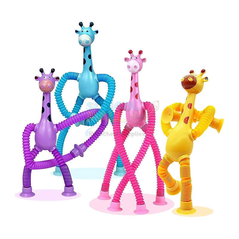 Giraffe pop Tube with Light