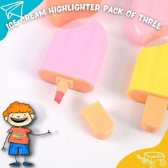 Ice Cream Highlighter Pack of Three