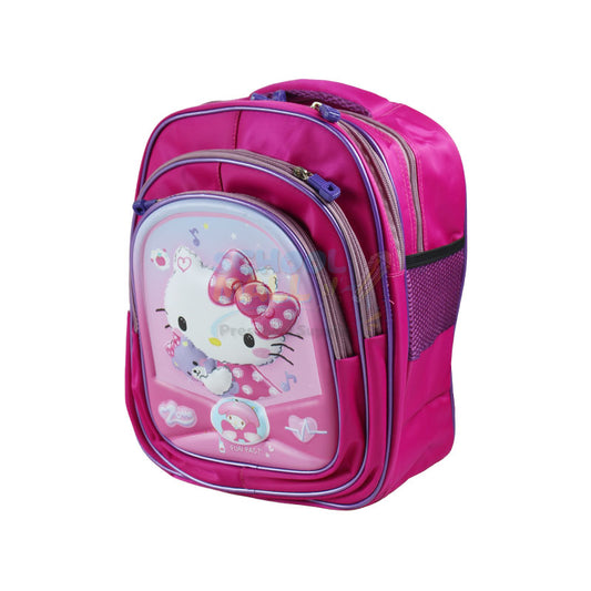 Hello Kitty Embossed School Bag 14 inch (1760)