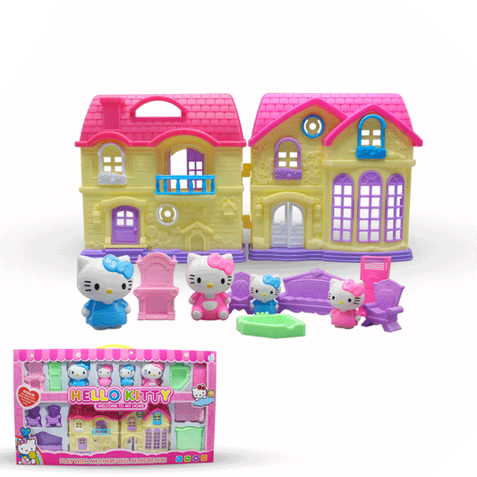 Hello kitty wooden dollhouse on sale