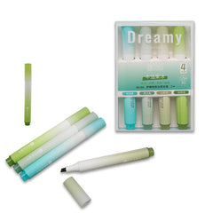 4pcs Gradient Color Highlighter