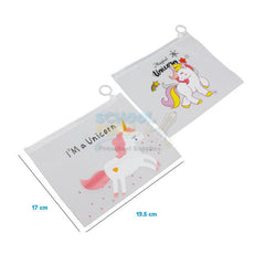 I'm a Unicorn Transparent Pouch for Girls Small