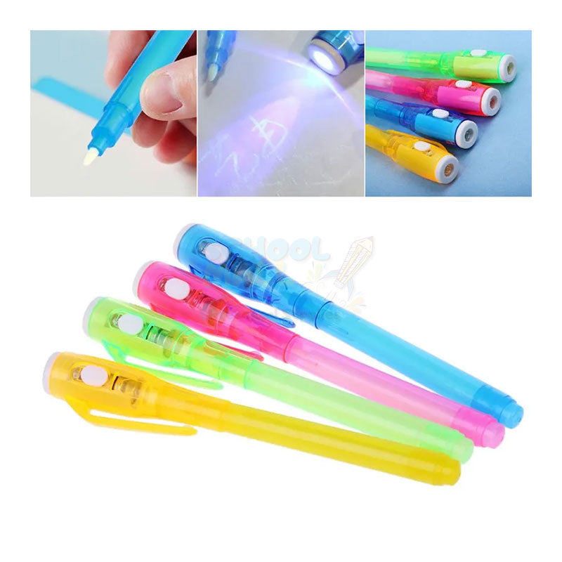 Invisible Ink Magic Pen with Light – School Mall - Educational Toys ...
