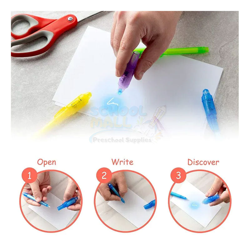 Invisible Ink Magic Pen with Light – School Mall - Educational Toys ...