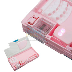 Jumbo Geometry Box with Calculator & Light for Girls