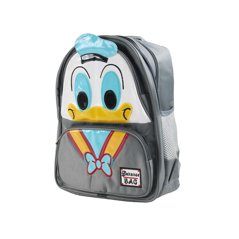 Kids Cute Duck Theme Backpack 15 inch (Grey)