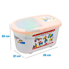 Bucket of 500+ Pcs Building Blocks