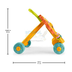 Multifunctional Musical Piano Lion Baby Walker