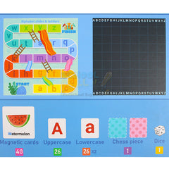 Magnetic Words Spelling & Letter Sliding Game Book