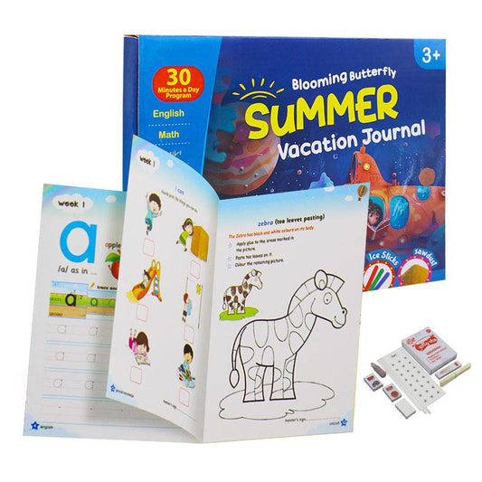 Summer Vacation Journal Activity Book 3+