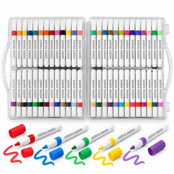 NAUGHTYHUE 60 PCS Triangle Acrylic Markers