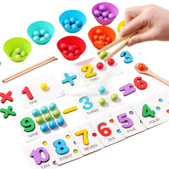 Number Cognitive Operation Bead Matching Game