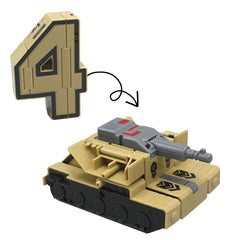 Numeric Troopers Transformable Blocks 0,1,3,4