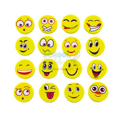 Pair of 4 Emoji Face Erasers