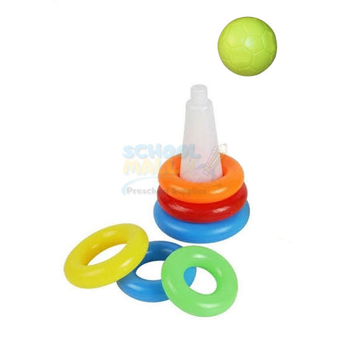 Plastic Rainbow Tower with Ball (6 Rings) – School Mall - Educational ...