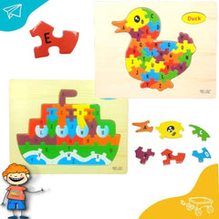 Wooden Alphabets Puzzle Board A-2