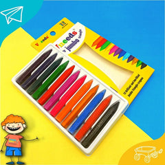 Vneeds 12 Crayons Jumbo Triangle